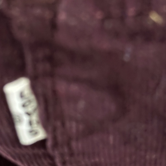 Levi's Women's Maroon Corduroy Classic Straight Leg Jeans size 33 - Picture 6 of 11